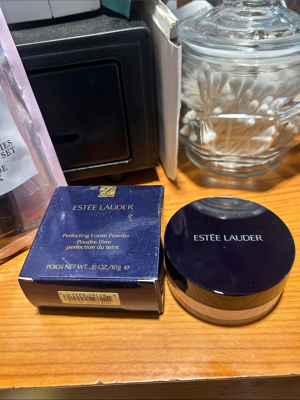 Estée Lauder Navy and Gold Loose Powder Compact